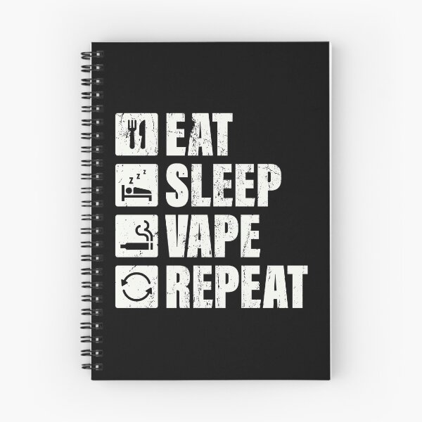 Item preview, Eat Sleep Vape Repeat, Funny Vaping designed and sold by Space Fox.