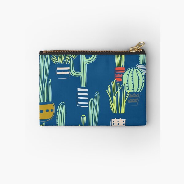 Item preview, Classic Blue Cacti designed and sold by inkblotcreative.