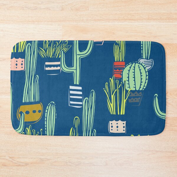 Item preview, Classic Blue Cacti designed and sold by inkblotcreative.