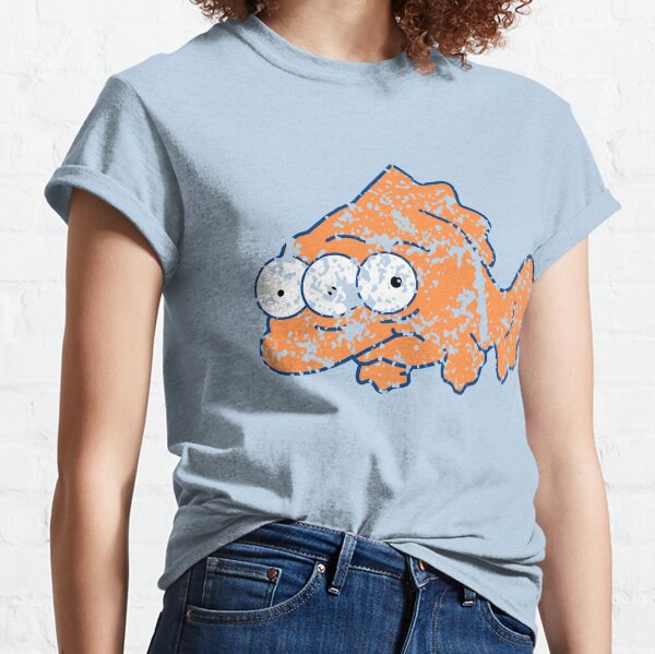 Vista previa del artículo con la obra «blinky the fish - grunge medio», diseñado y vendido por ScapegoatPrints.