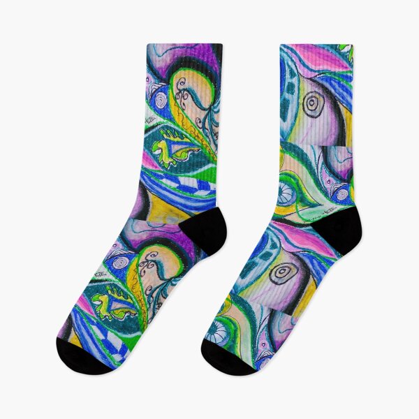 Item preview, Blue Green Tones Movement Abstract designed and sold by BBS ART.