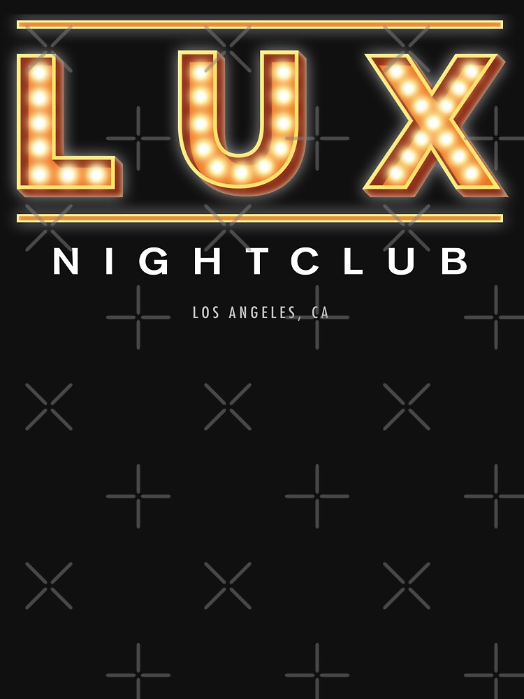 lux nightclub t shirt