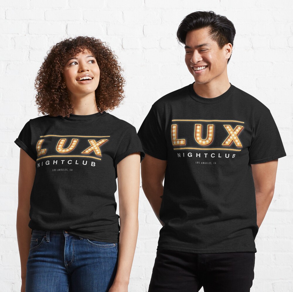 lux nightclub t shirt