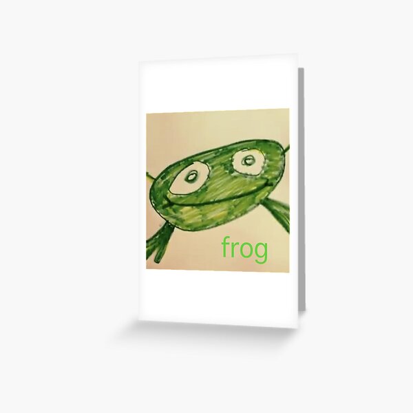 Frog Greeting Card