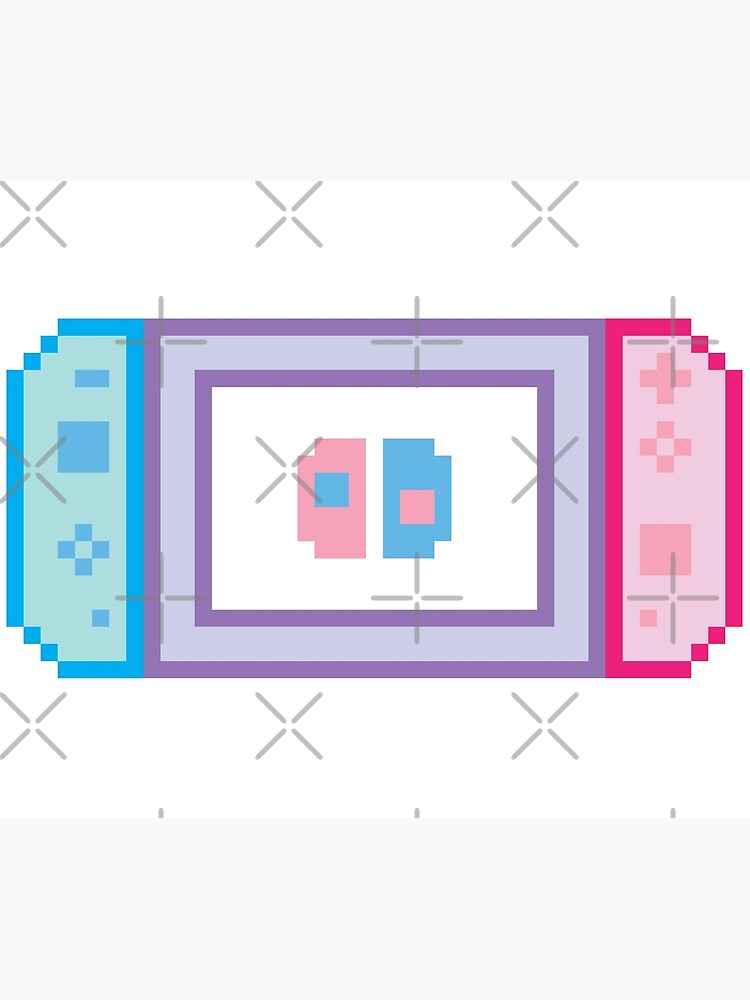 Game Controller, Pastel, Pixel Art Photographic Print for Sale by rsty11