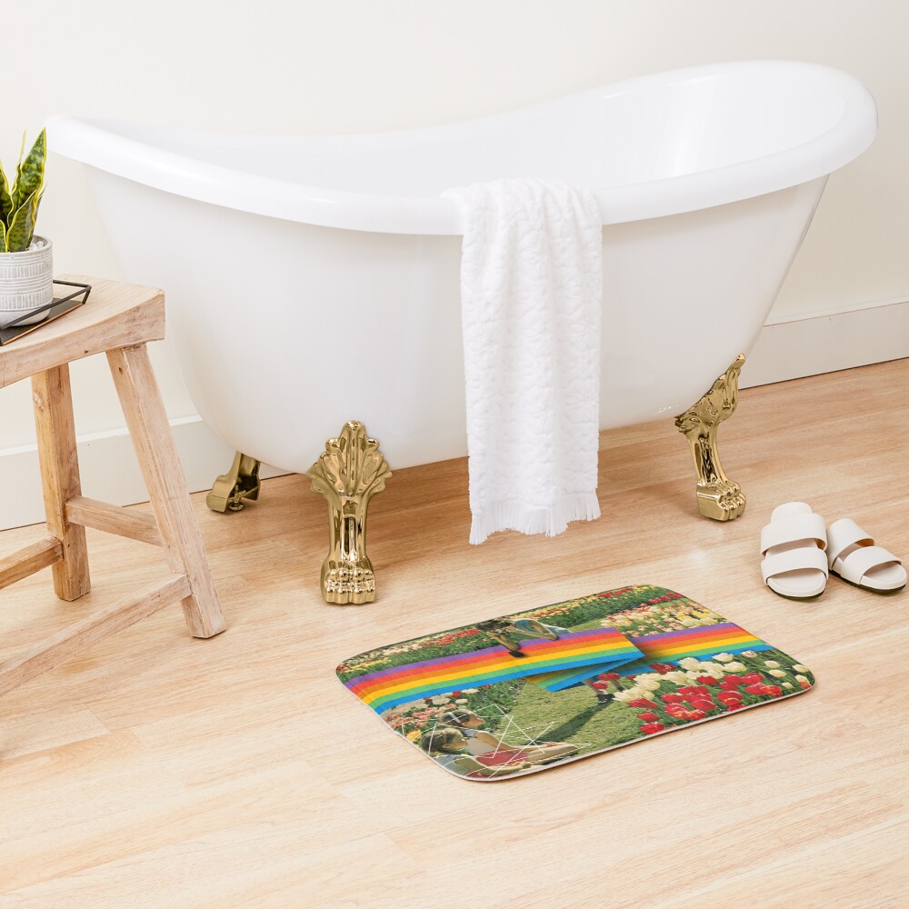 Item preview, Bath Mat designed and sold by Retro-Collage.