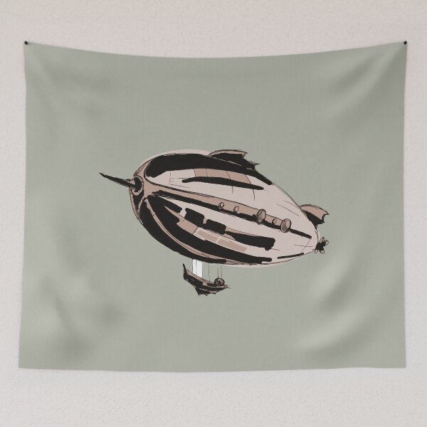 Item preview, Retro future - Zeppelin airship designed and sold by Tahuverian.