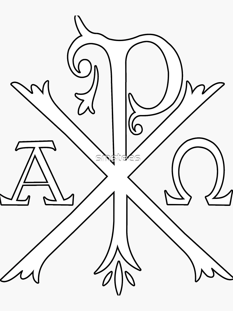 Alpha and Omega Christian Symbol