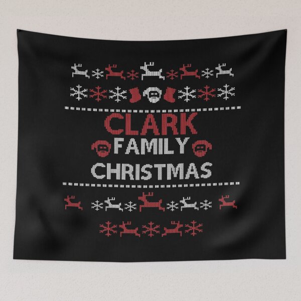 Item preview, Clark merry xmas holidays christmas family fun white cold  designed and sold by Thestarrysky.