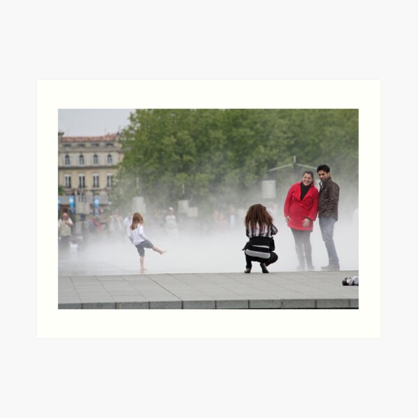 Fountain Fun Art Print