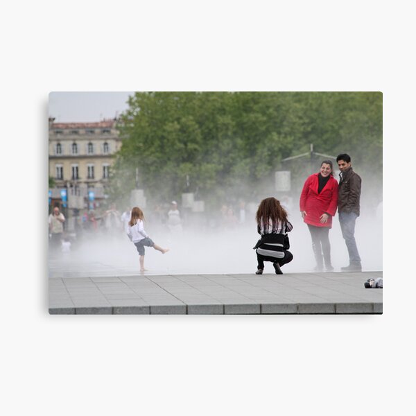 Fountain Fun Canvas Print