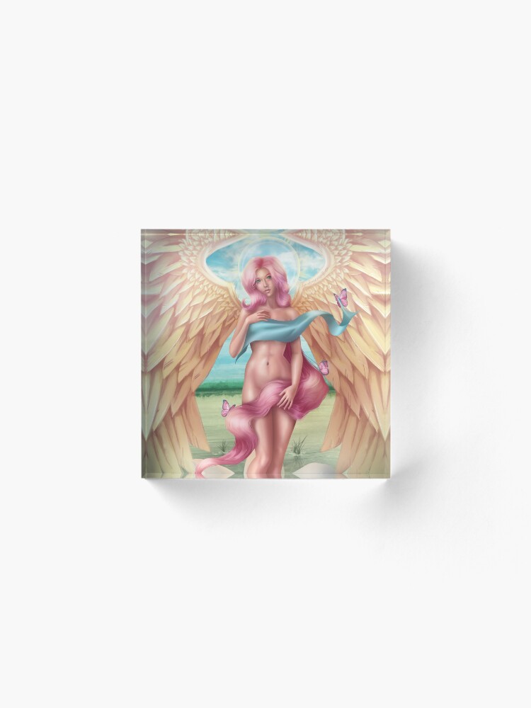 Alternate view of The Birth of an Earthly Angel Acrylic Block