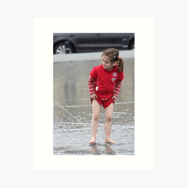 Don't Get Wet! Art Print