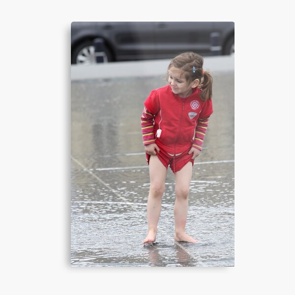 Don't Get Wet! Metal Print
