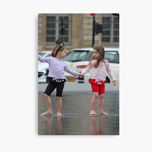 Twin Girls Canvas Print