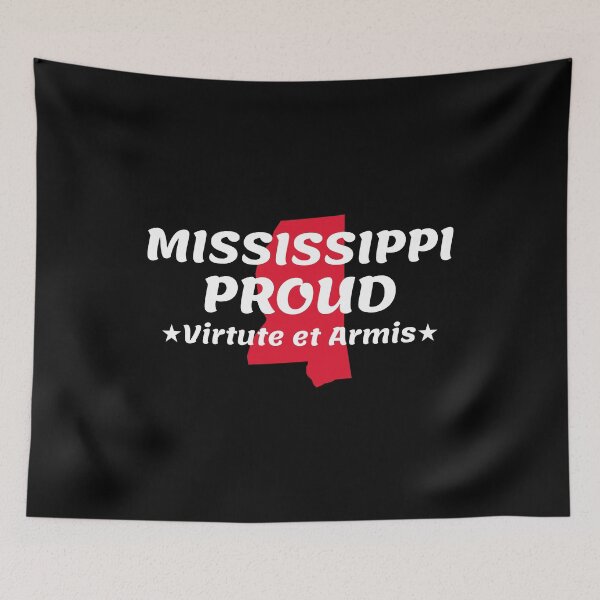 Item preview, Mississippi Proud State Motto Virtute et Armis print designed and sold by jakehughes2015.