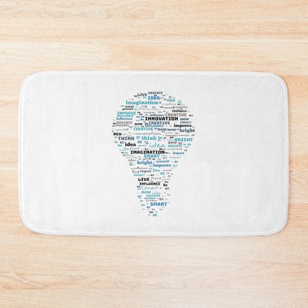 Item preview, Be Creative! Be Smart! Be Yourself! Wordcloud in Blue designed and sold by gphotobox.