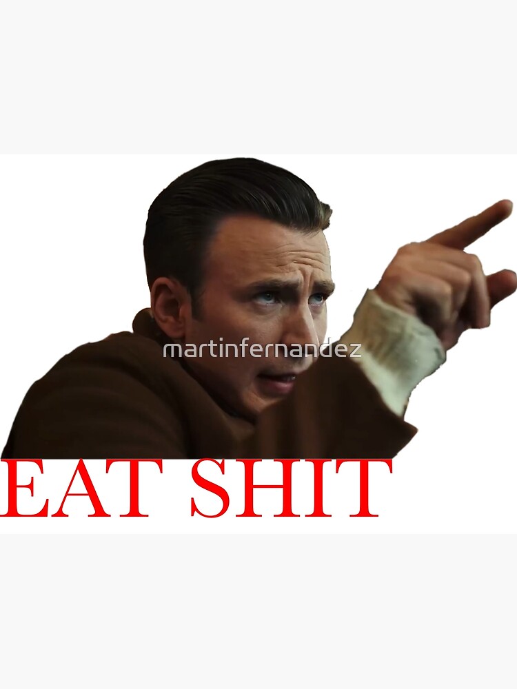 "Knives Out “Eat Shit” quote Ransom Drysdale " Art Print for Sale by