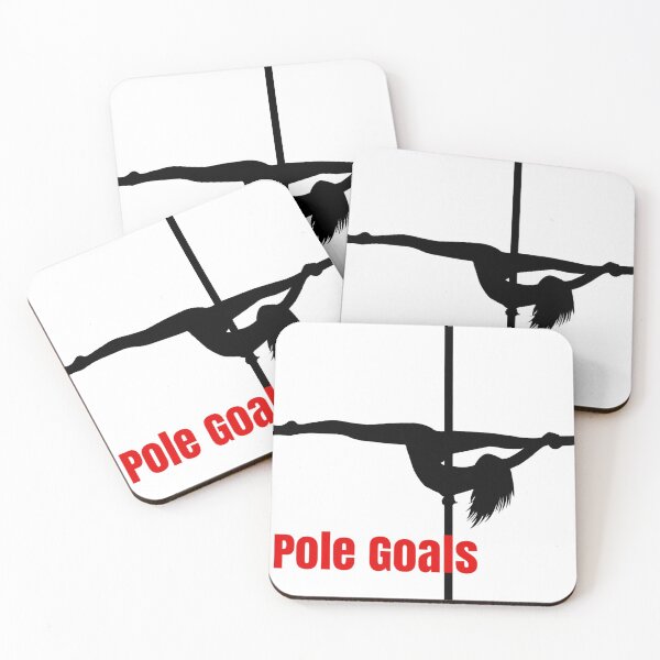 Item preview, Pole Goals Split Pole Dancer Red designed and sold by PoleUnicorn.