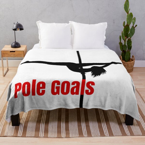 Item preview, Pole Goals Split Pole Dancer Red designed and sold by PoleUnicorn.