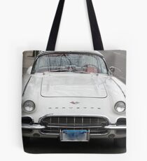 Old 1962 Corvette Front Tote Bag