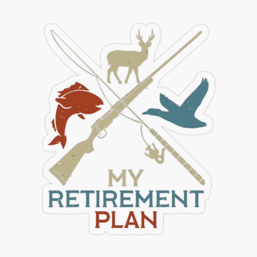 My Retirement Plan Hunting Fishing Hunter Grandfather Zip Hoodie