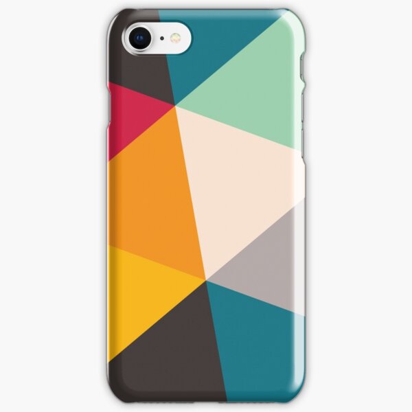 Colourful Geometric Triangles (2012) iPhone Snap Case