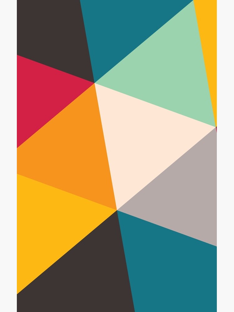 Colourful Geometric Triangles (2012) by G-Andrew-Clarke
