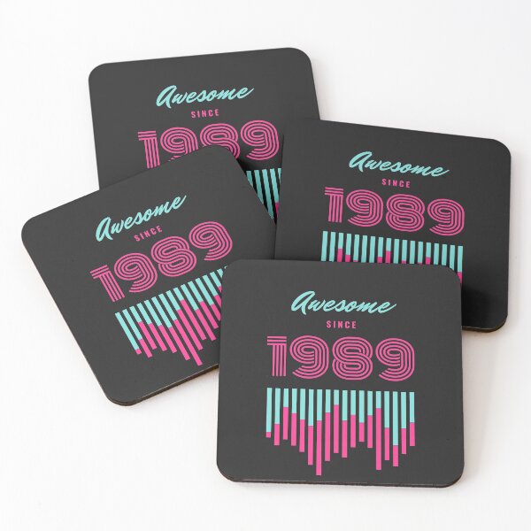 Item preview, Awesome Since 1989 designed and sold by TextyQuotes.