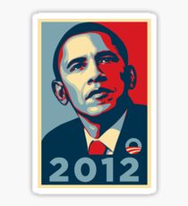 Obama 2012 Election Poster T-Shirt Sticker