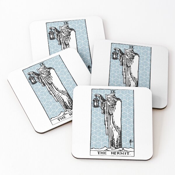 Item preview, The Hermit - A Geometric Tarot Card Print designed and sold by Annalee Beer.