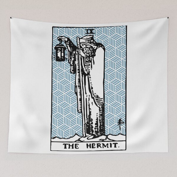 Item preview, The Hermit - A Geometric Tarot Card Print designed and sold by Annalee Beer.