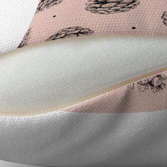 Alternate view of Pink cones. Floor Pillow