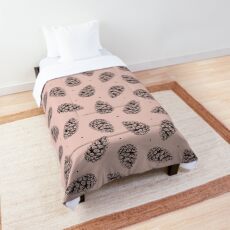 Pink cones. Comforter