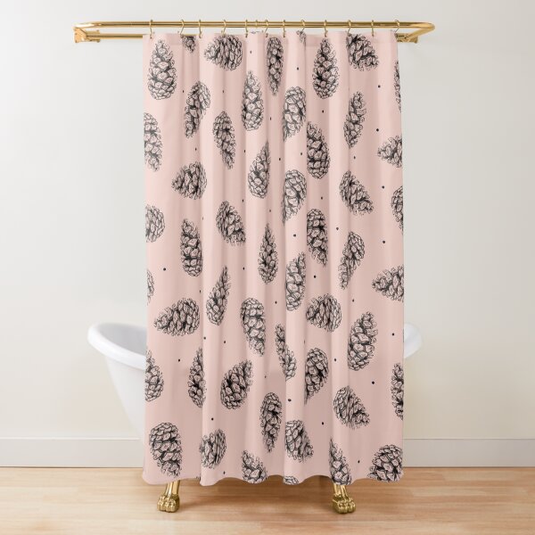 Pink cones. Shower Curtain