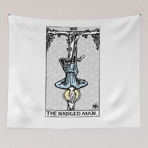 Item preview, The Hanged Man - A Geometric Tarot Print designed and sold by Annalee Beer.