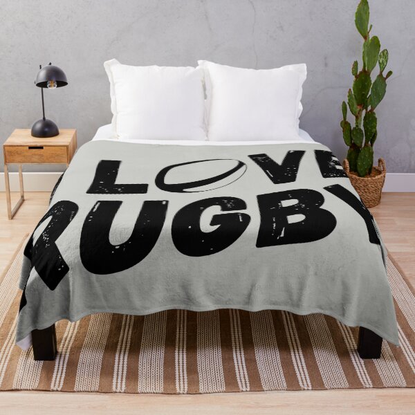 Item preview, I LOVE RUGBY (Black) designed and sold by gemgemshop.