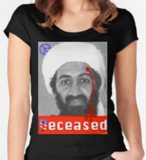 no mo osama Women's Fitted Scoop T-Shirt
