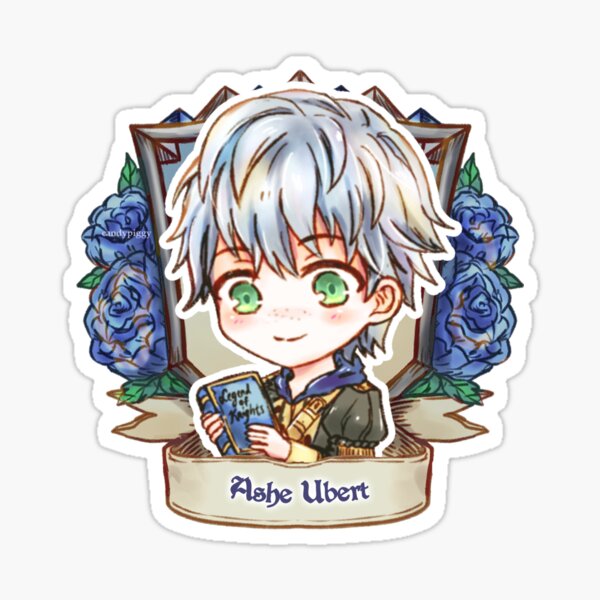 Ashe of the Blue Lions! Sticker