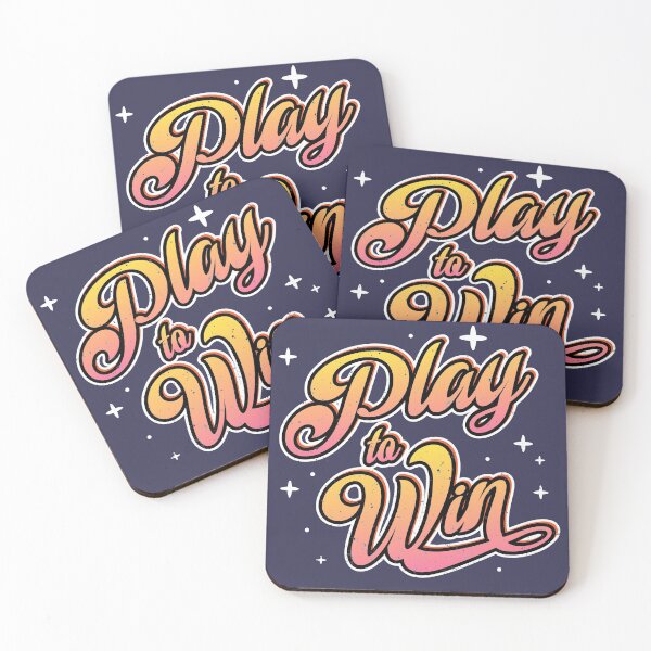 Item preview,  Motivational "Play To Win" Motto designed and sold by ThirdCultureKidDesigns.