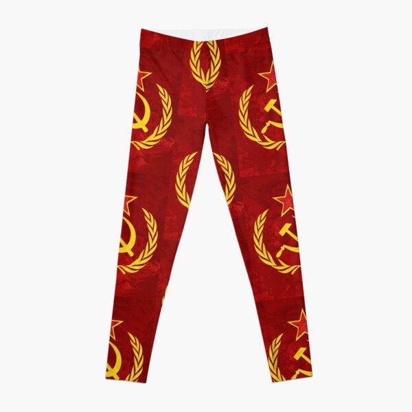 LENIN MOSAIC Leggings for Sale by tomyhorze