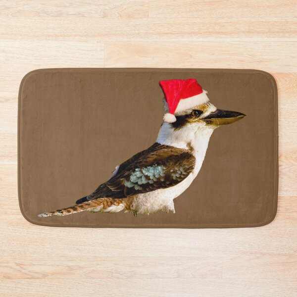 Item preview, Kookaburra,Christmas Kookaburra on Tan background designed and sold by Ohlordi.