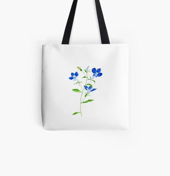 FLOWER BLUE SMALL BAG