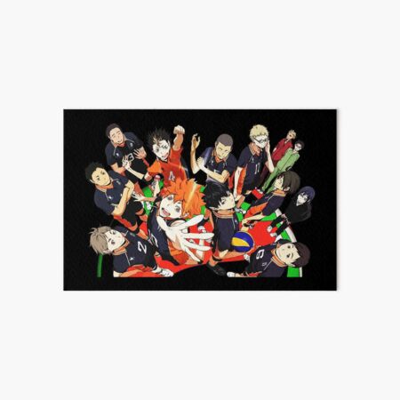 Anime Poster Haikyuu Season 4 Characters Canvas Art Posters and