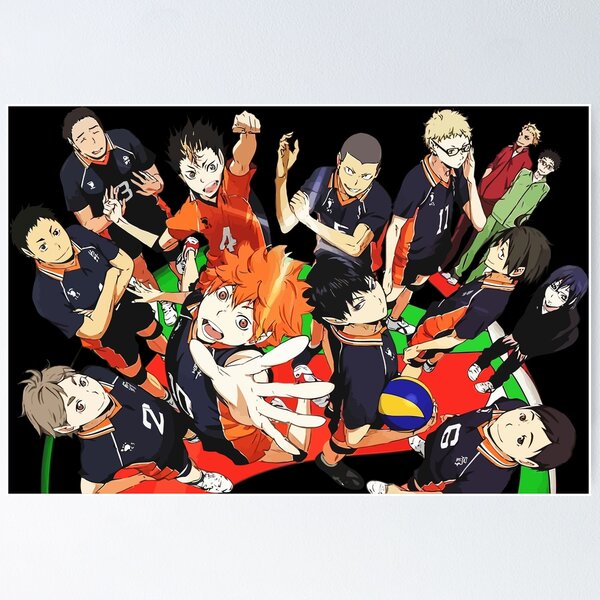  Haikyuu Anime Poster and Prints Unframed Wall Art