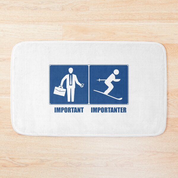 Item preview, Work Is Important, Skiing Is Importanter designed and sold by Esskay Designs.