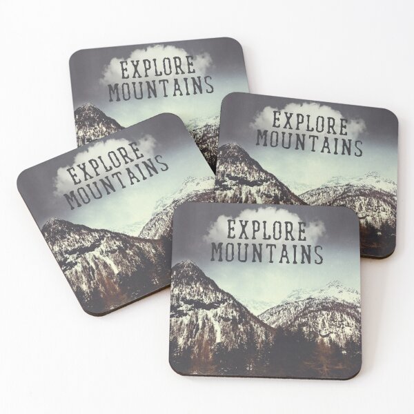 Item preview, explore mountains designed and sold by Dyrk Wyst Redbubble Shop.
