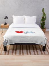 Love cycling! Throw Blanket