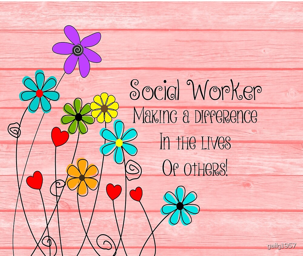 "Social Worker Appreciation" by Gail Gabel, LLC Redbubble