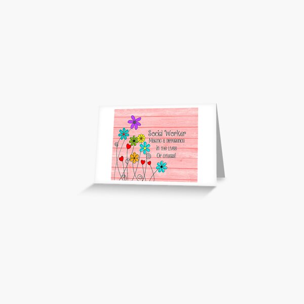 Apreciación del trabajador social Tarjetas de felicitación